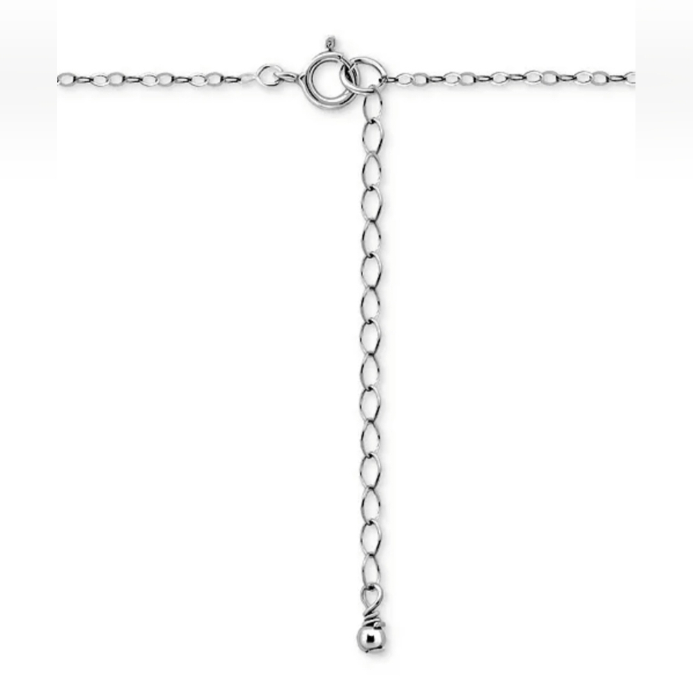 MOM Pendant Necklace in Sterling Silver - Picture 2 of 4